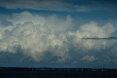 Wolken über Langballigau an der Ostseeküste